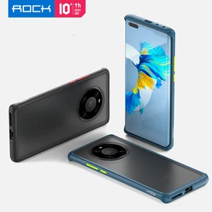 fund for huawei mate 40 pro shockproof slim matte pc tpu bumper protection back cover for mate 40 pro чехол original rock f