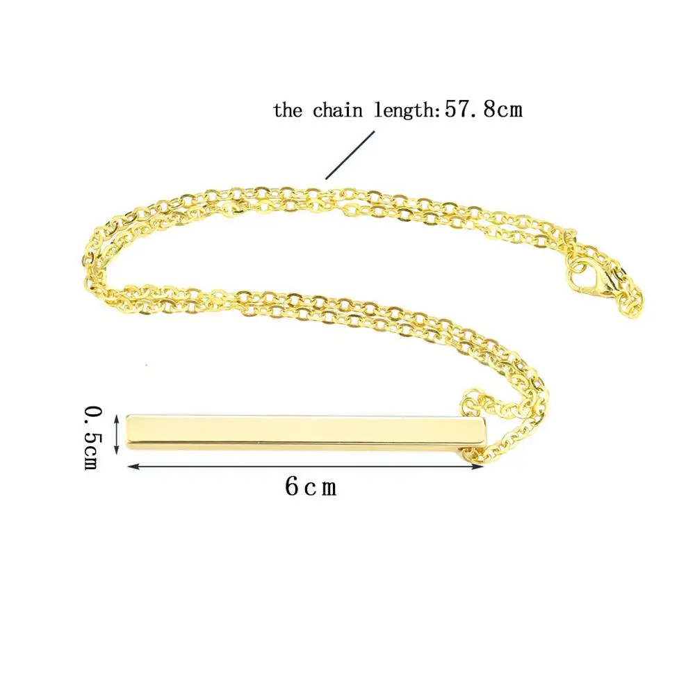 Ожерелье серебряного цвета YOU ARE MY любимый четырехсторонний кулон с гравировкой