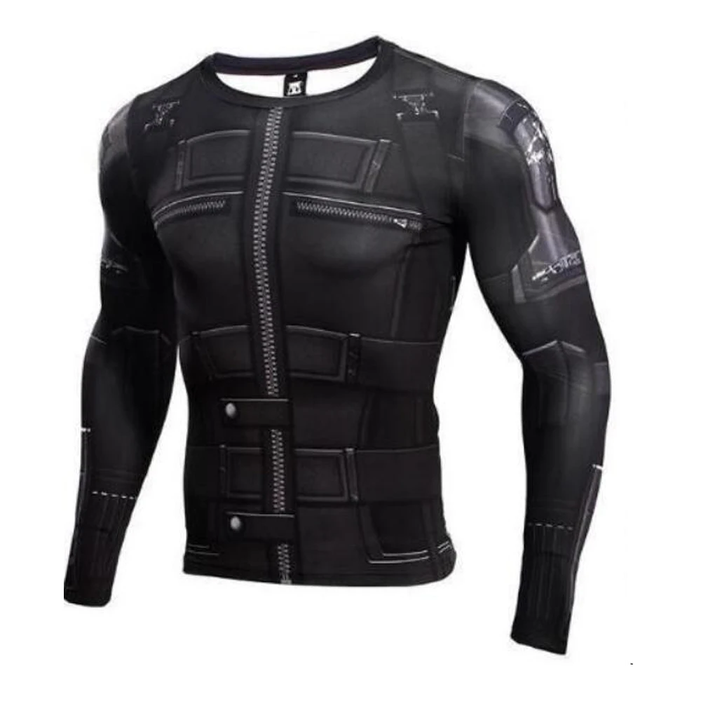 Гоку мультфильм короткий рукав компрессионная футболка Для мужчин s беговая