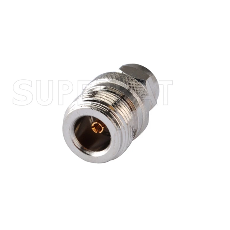 Superbat 5pcs N-F Adapter N Female to F Male Straight RF Coaxial Connector