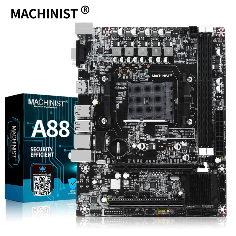 MACHINIST A88 настольная материнская плата разъем FM2/FM2 + десктопная поддержка DDR3 16 Гб