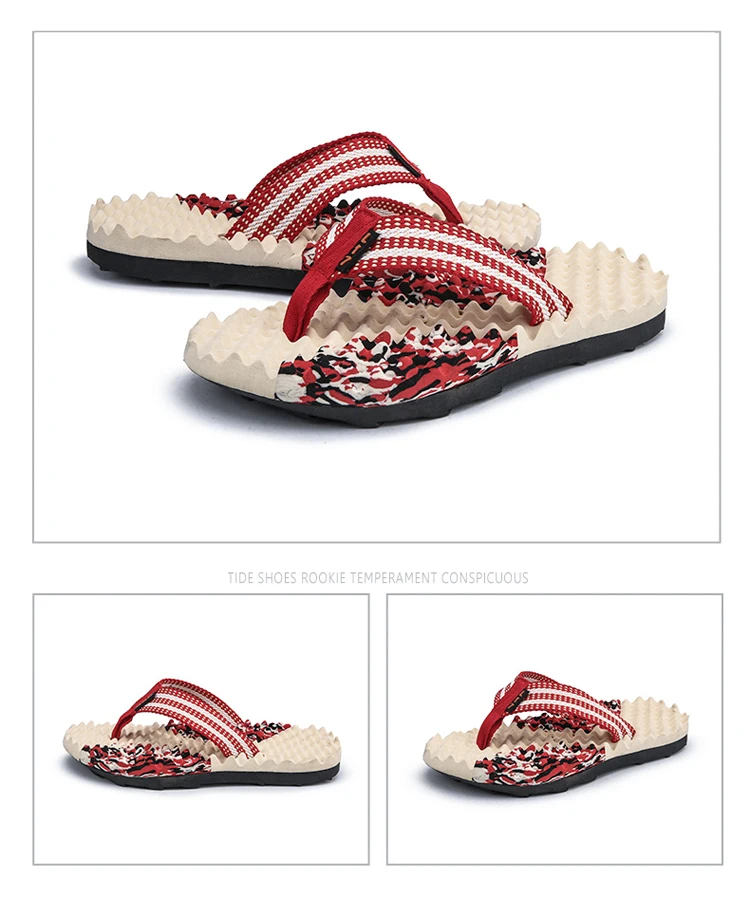 Zapatillas hombre; Новинка года; Вьетнамки; мужские уличные повседневные красивые тапочки; высококачественные мужские банные тапочки на плоской подошве в полоску