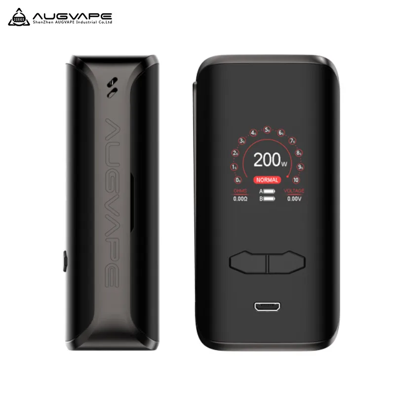 Электронная сигарета Augvape VX200 200 Вт TC бокс мод Vape коробка с двойным аккумулятором