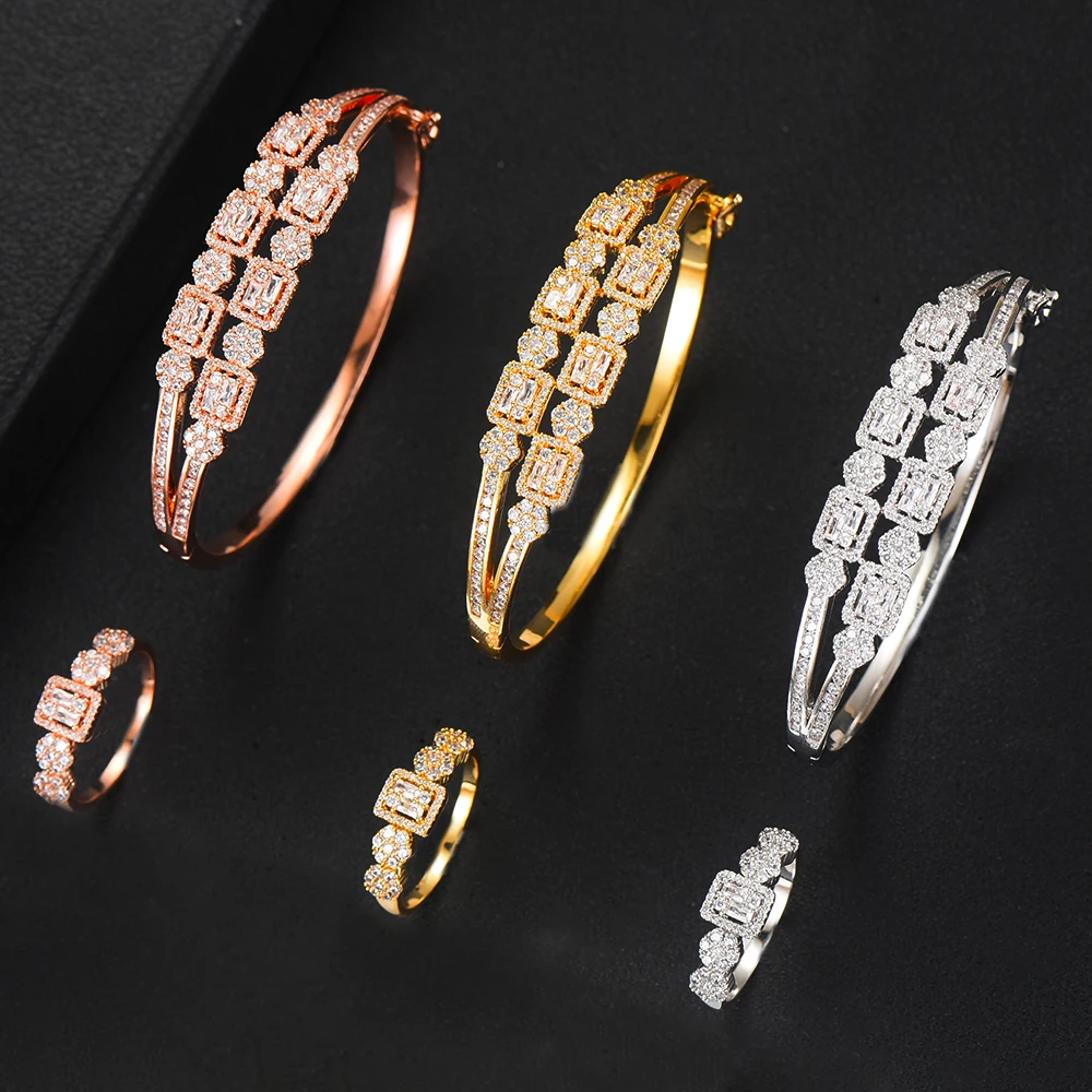 Missvikki новый дизайн браслеты из колец наборы Дубай Свадебные Ювелирные для женщин