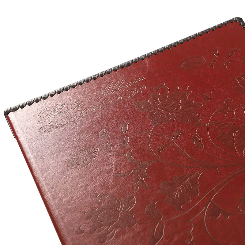 12 дюймов из искусственной кожи фотоальбом Ретро ручной DIY наклейки семейный