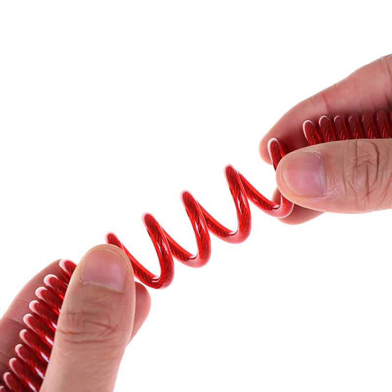 1 2 м/1 8 м смелый кабель велосипедный замок веревка шлем провод Противоугонная