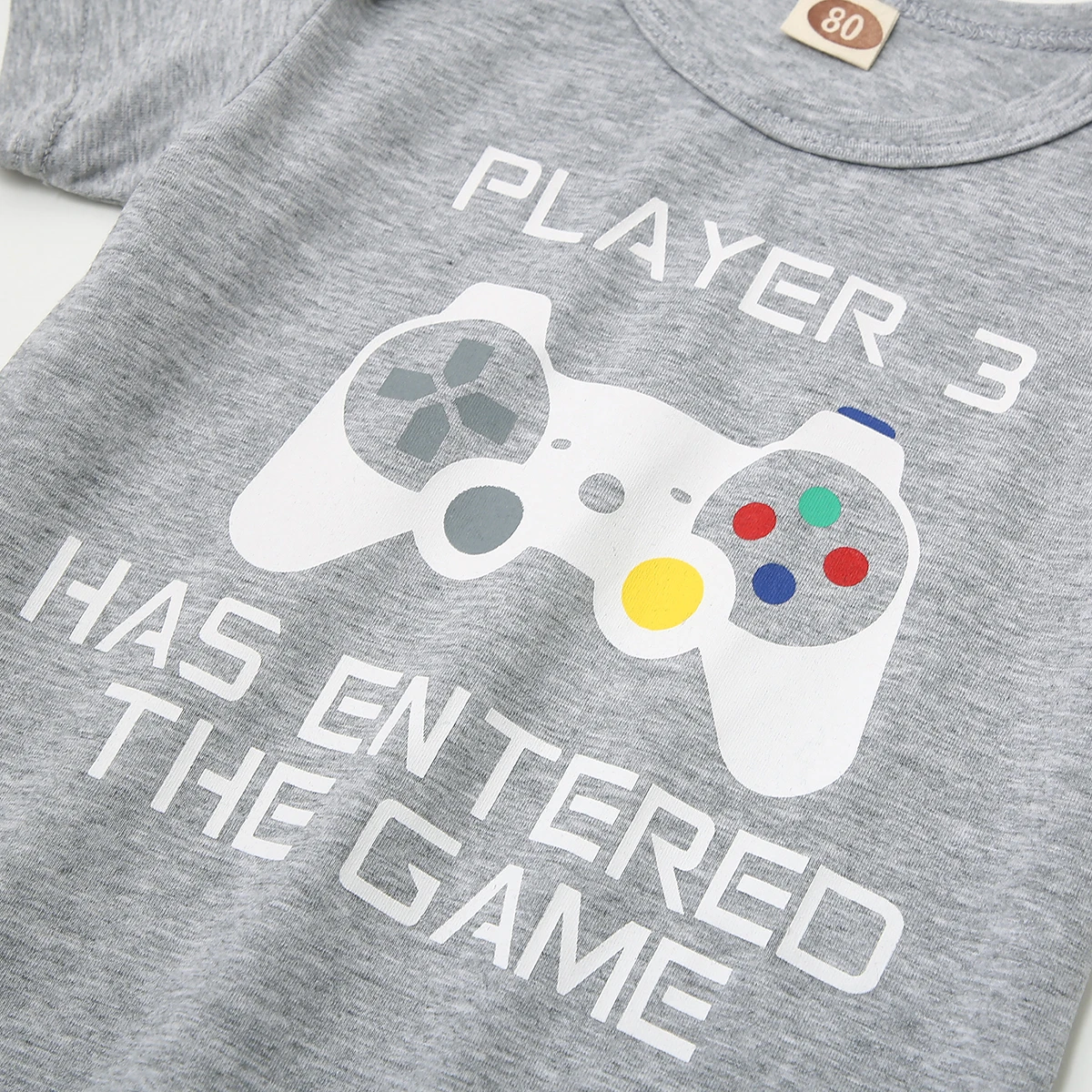 Детский игровой автомат с коротким рукавом треугольная куртка + шапка чистый