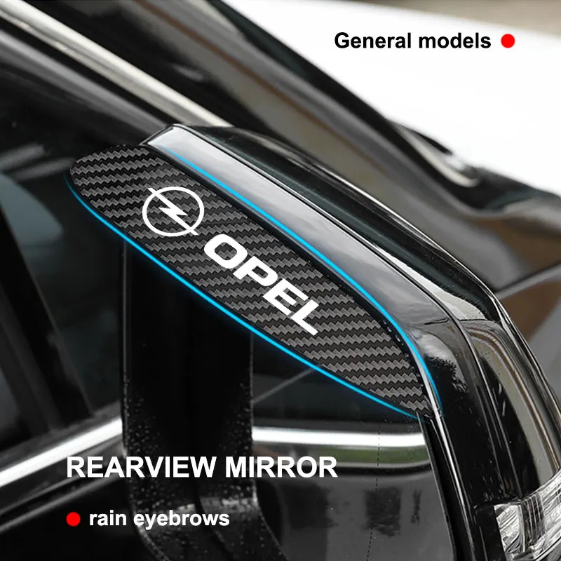 Автомобильная наклейка для зеркала заднего вида из углеродного волокна 2 шт. Cadillac