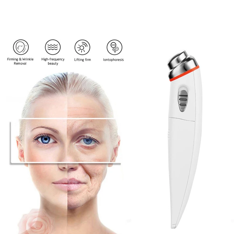 

Electric Vibration Heated Eye Massage Eye Wrinkle Massage Pen Dark Circle Removal Puffiness Removal Anti Aging Eyes Care