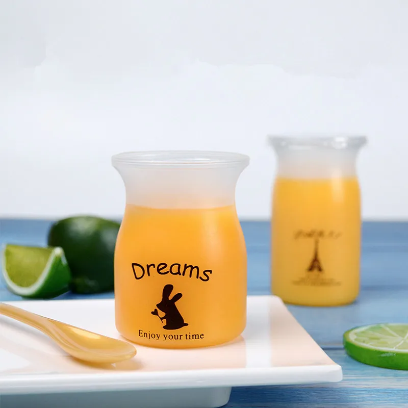 25 шт. креативные одноразовые пластиковые стаканчики для молочных пудингов