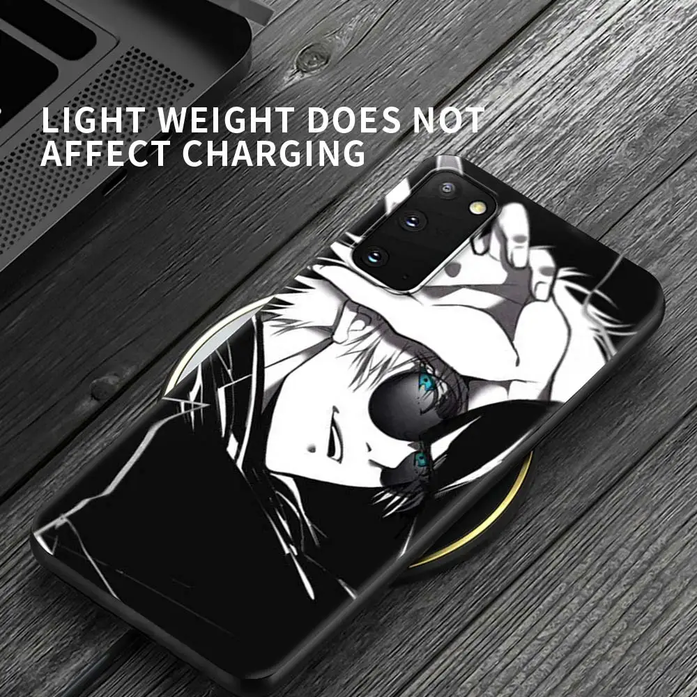 

Jujutsu Kaisen Anime Case For Samsung Galaxy S20 FE S21 S10 S9 S8 Plus Note 20 Ultra 8 9 10 Lite Black Soft Phone Fundas