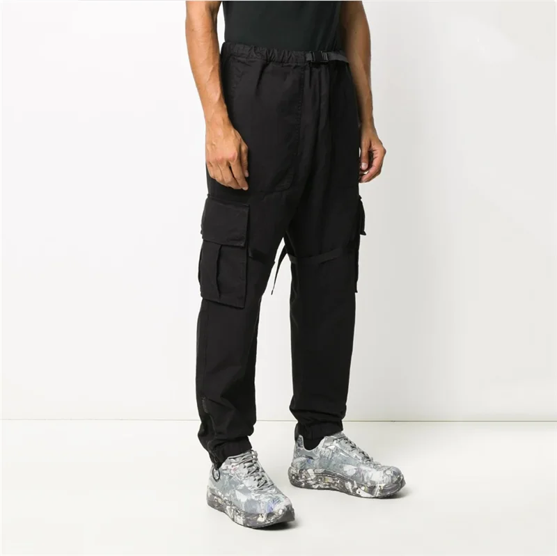 

S-7XL!!2020 Autumn personality male Korean version of loose-fitting haren pants youth casual pants handsome joggings overalls