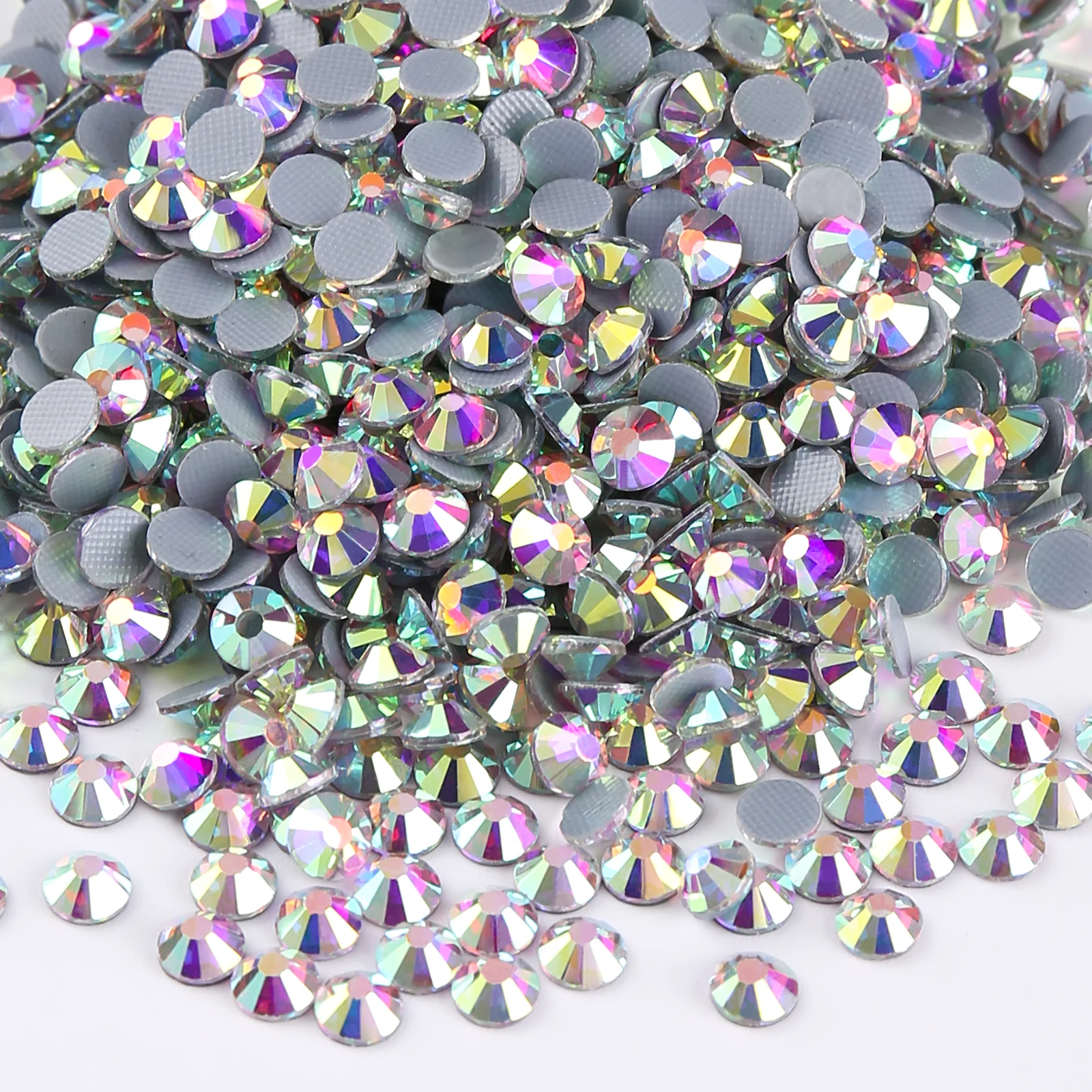SS3-SS55 стразы горячей фиксации s Crystal AB блестящие 144 шт.-1440 шт. Стразы для Diy ткани