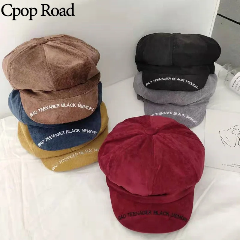 Cpop Новая мода хлопок полиэстер козырьки Высокое качество Женские однотонные