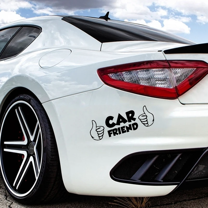 15*10 8 см автомобильный друг окна дрейф автомобиль Стикеры веселый окно бампер