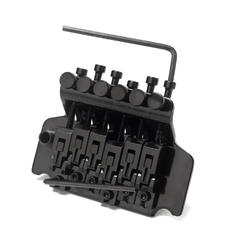 

Black/Silver Lic Tremolo System Double Locking Bridge Electric Guitar Instrument Replacement For Floyd Rose Repairing Accessory