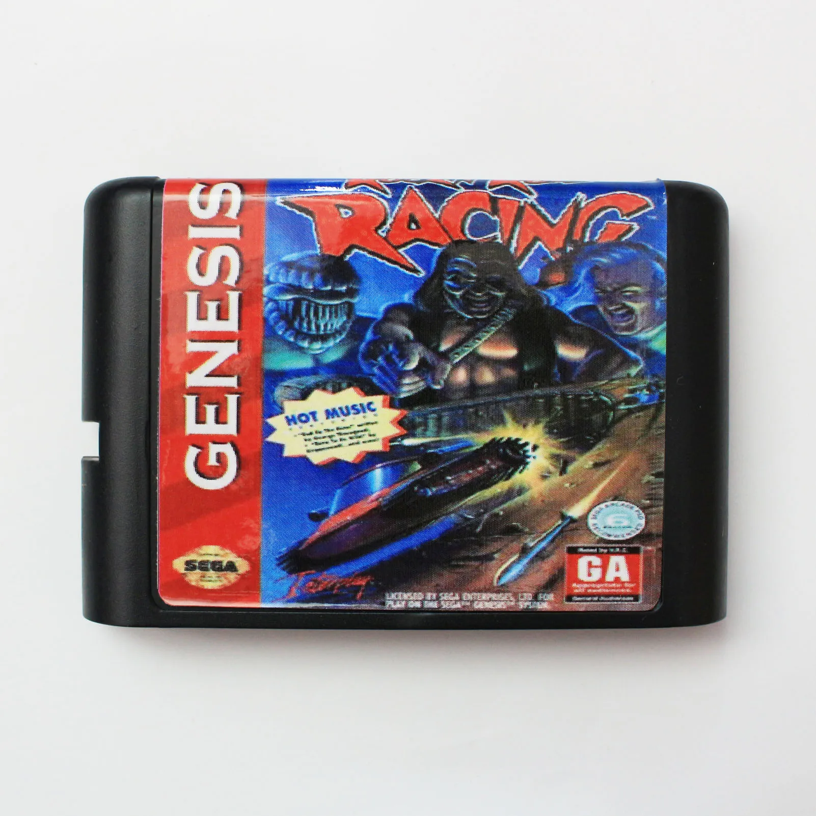 Rock N'Roll Racing NTSC USA 16 bit MD Game Card для Sega Mega Drive Genesis|16 bit|md game16 md |