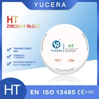 yucera ht zirconia white block high quality support 16 colors cadcam dental lab use