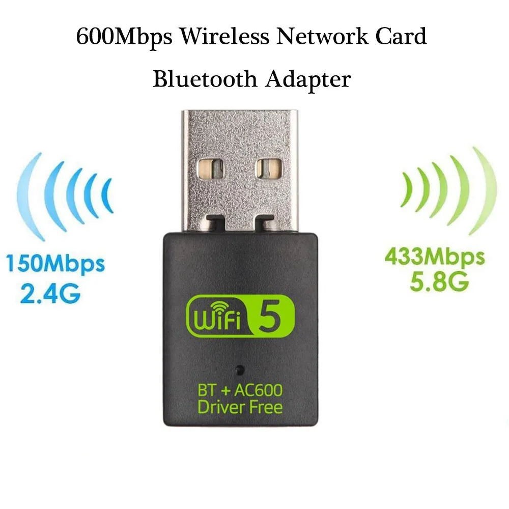 Wi-Fi адаптер RTL8821CU 600 Мбит/с USB 2 4/5 8 ГГц | Компьютеры и офис