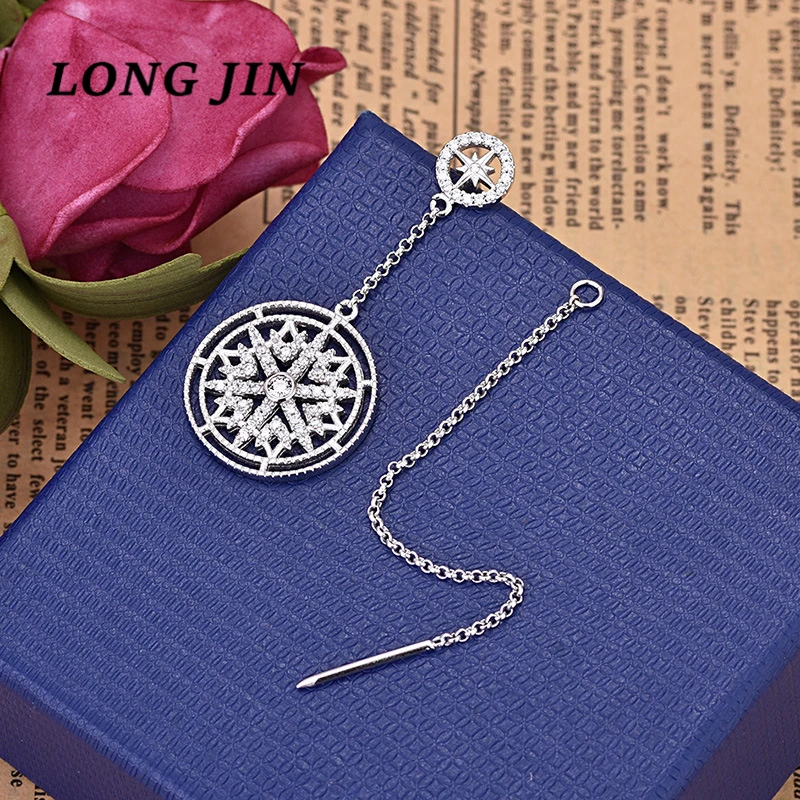 Япония и Южная в Корейском стиле Стиль один гвоздики форме снежинок Циркон