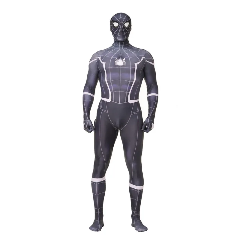 Back-to-School Hero Return Black Spiderman Conjoined Costume Spider-man Battle Clothes Role Playing Clothing New | Дом и сад