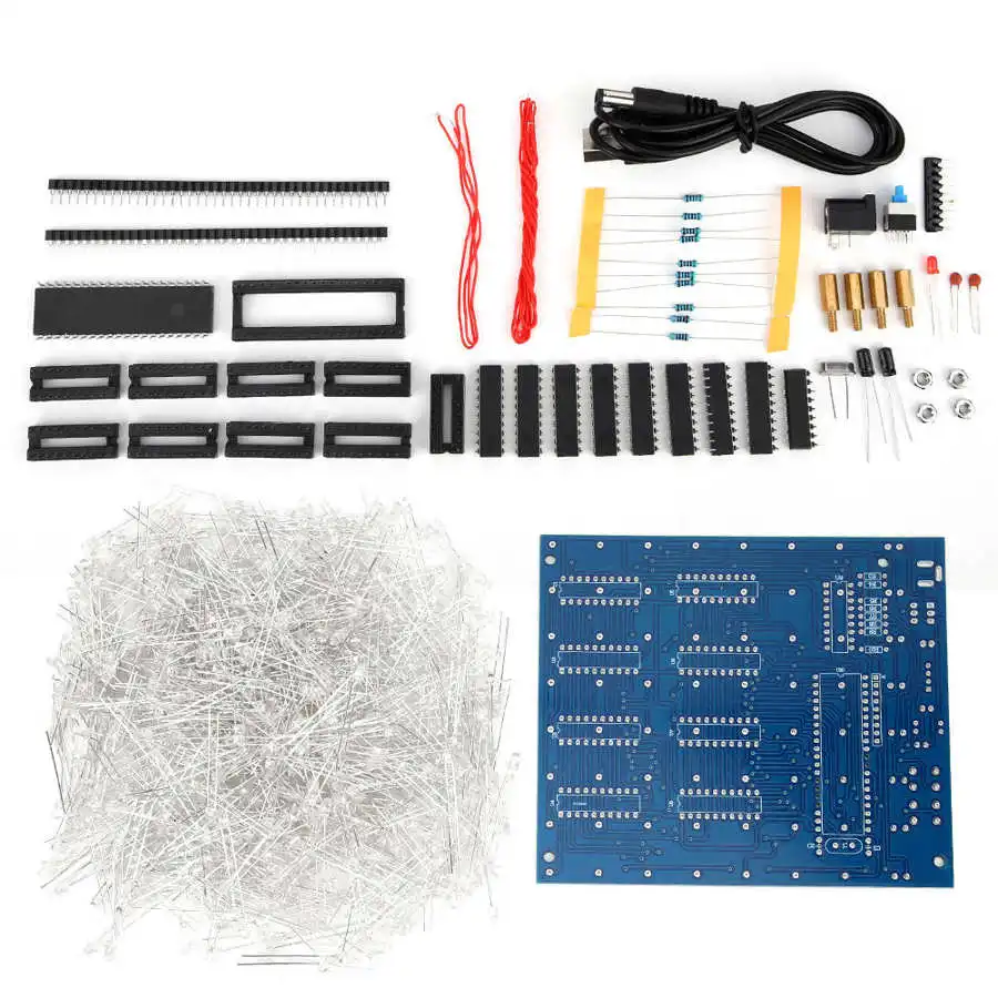 LED Light DIY Kit 3D Printed Circuit Board Stable Parameter for 8 x 8CM Cubes Tripod For Laser | Инструменты