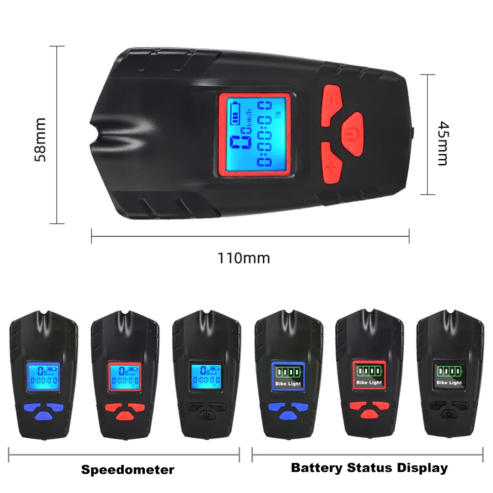 Велосипедный светильник компьютерный спидометр s USB перезаряжаемый велосипедный