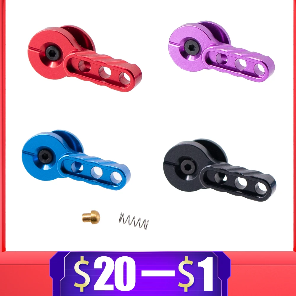 Enhanced Safety Aluminium CNC Machined Selector Lever Switch Set For Airsoft M4 M16 AEG Gel Blaster Hunting Accessories | Спорт и