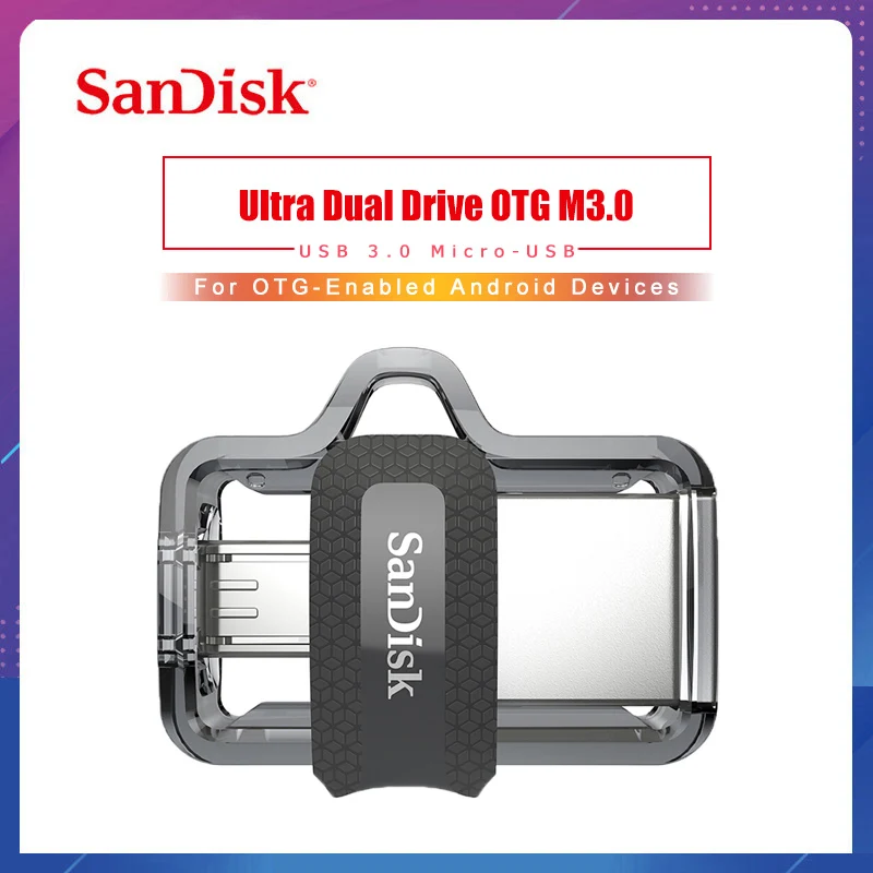 Sandisk 128 ГБ sdd3 Экстремальный USB3.0 двойной OTG USB флеш накопитель Высокая скорость 150