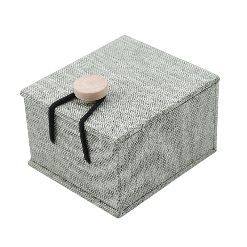 Персонализированная деревенская Свадебная деревянная коробочка для колец