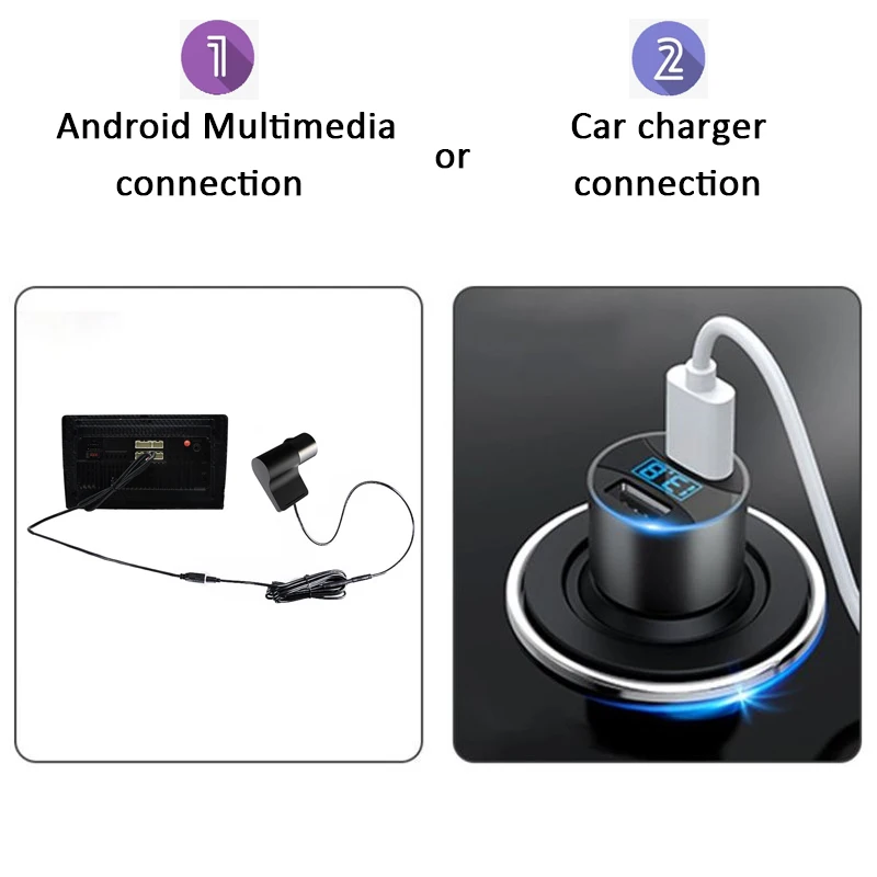 Автомобильный видеорегистратор скрытого типа для Android видеокамера s 1080P HD USB ADAS с