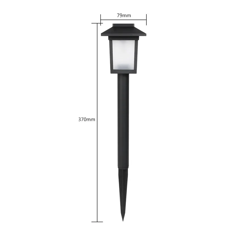 

2pcs Solar garden light simulation flame light outdoor household waterproof LED lawn light garden villa decorative street light