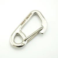 316 stainless steel simple hook safety diving buckle diving durable clip hook bolt snap scuba diving buckle kayak accessories