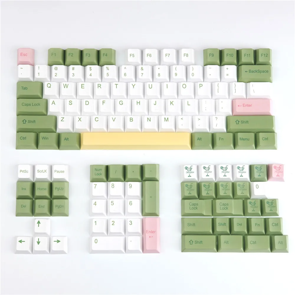 

117 Keys PBT Keycap DYE-Sublimation OEM Profile Japanese Personalized Keycaps is For Cherry MX Switch Mechanical Keyboard