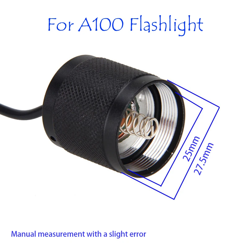 Переключатель давления для фонарика мыши крысы хвостовой переключатель