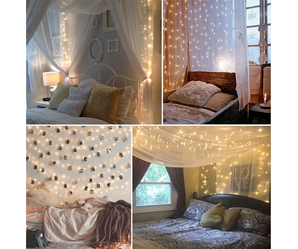 Светодиодный солнечный Медный провод лампы Открытый солнечной энергии Фея