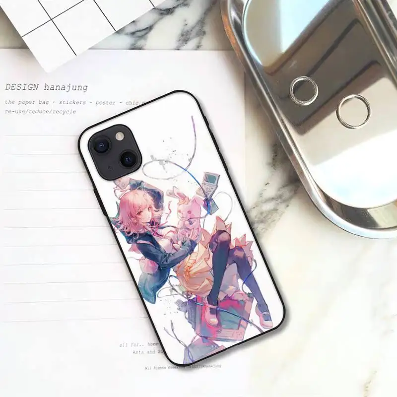 Чехол для телефона RUICHI Chiaki Nanami Danganronpa с рисунком аниме iPhone 11 12 Mini 13 Pro XS Max X 8 7 6s Plus 5 SE
