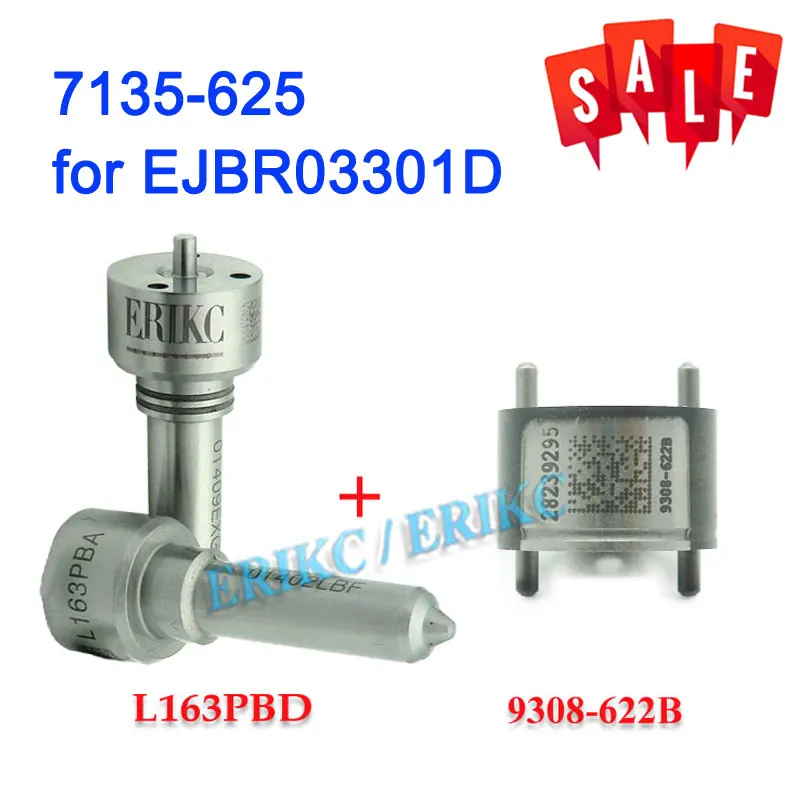 ERIKC 9308 622B 7135 625 L163PBD комплекты для ремонта инжектора с общей топливной магистралью