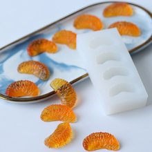 Jabón Moldes de silicona de pétalos de naranja 3d para fabricación de velas de jabón...