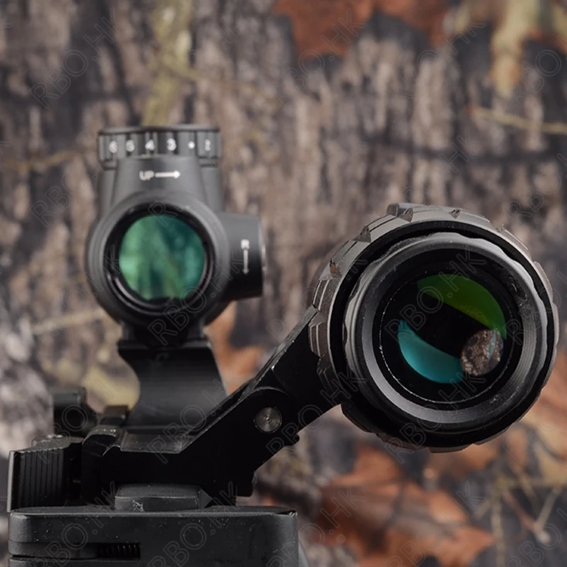 Тактический 1х прицел с красной точкой 3x лупа подходит для Aimpoint Sight Side 1913 QD Picatinny Rail
