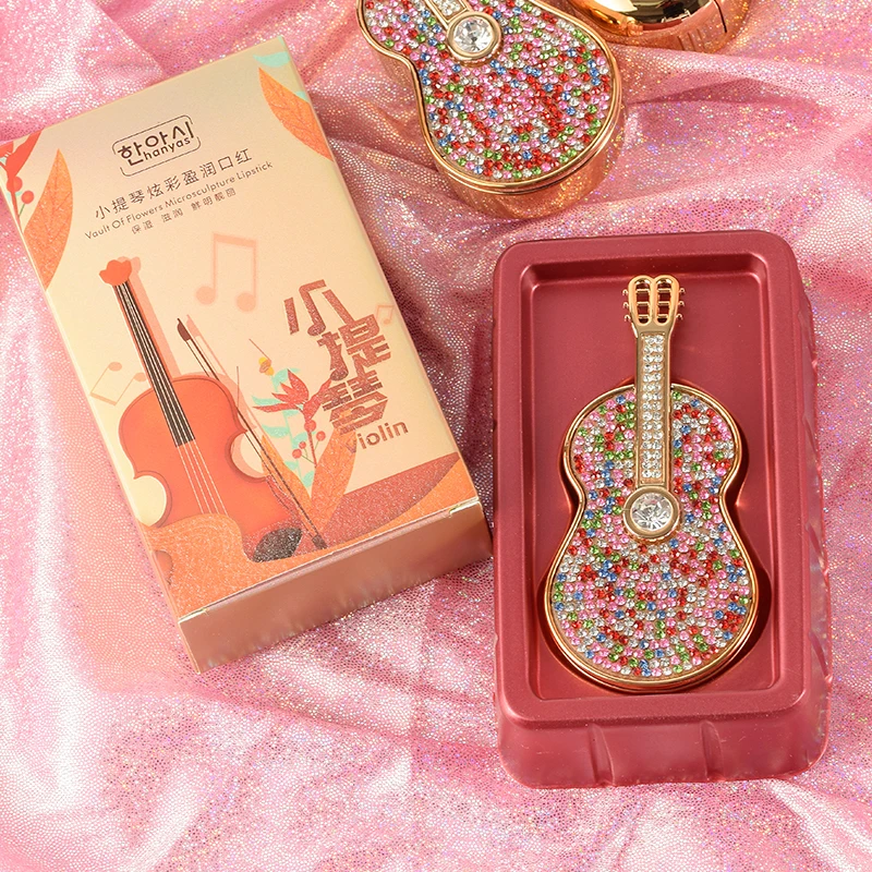 Бархатная губная помада 3 цветов цветная яркая Бриллиантовая скрипка