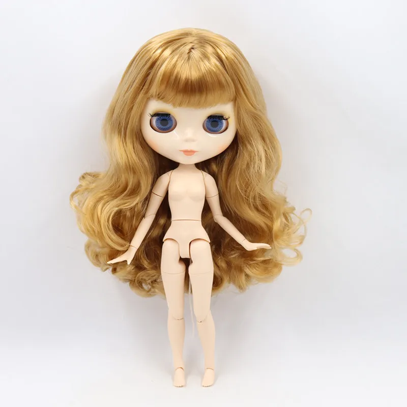 Nude doll ICY Blyth кукла Обнаженная тела 30 см игрушки BJD белое блестящее лицо с дополнительными руками AB и Лицевая панель 1/6 DIY модные куклы подарок для девочки - Цвет: Nude doll