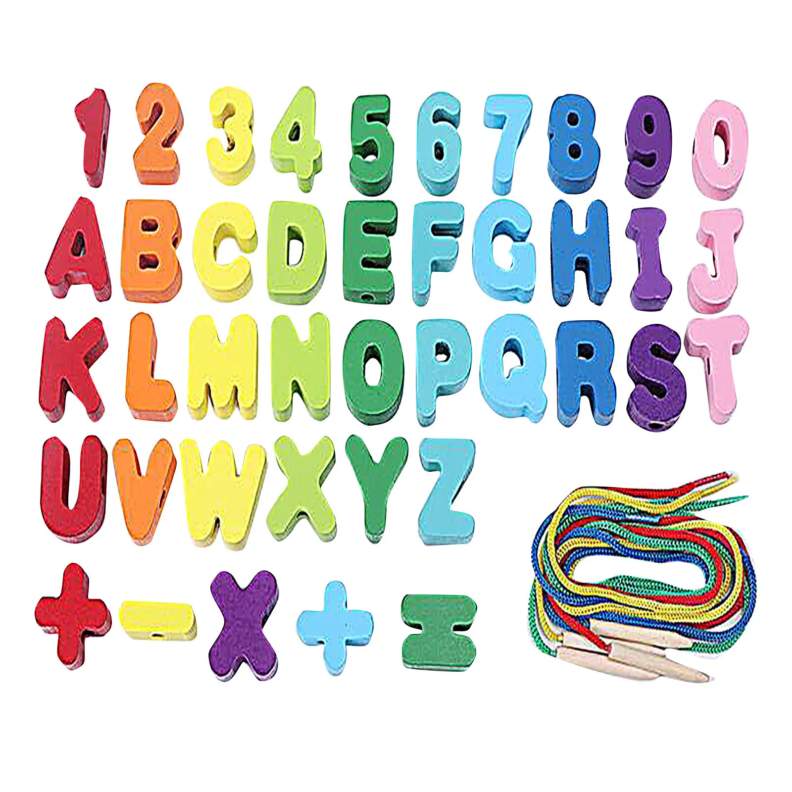 

Wooden Beads Threading Beads Activity Blocks Kids Learning & Educational Toys Wooden Blocks Toy Educational Gifts for kids