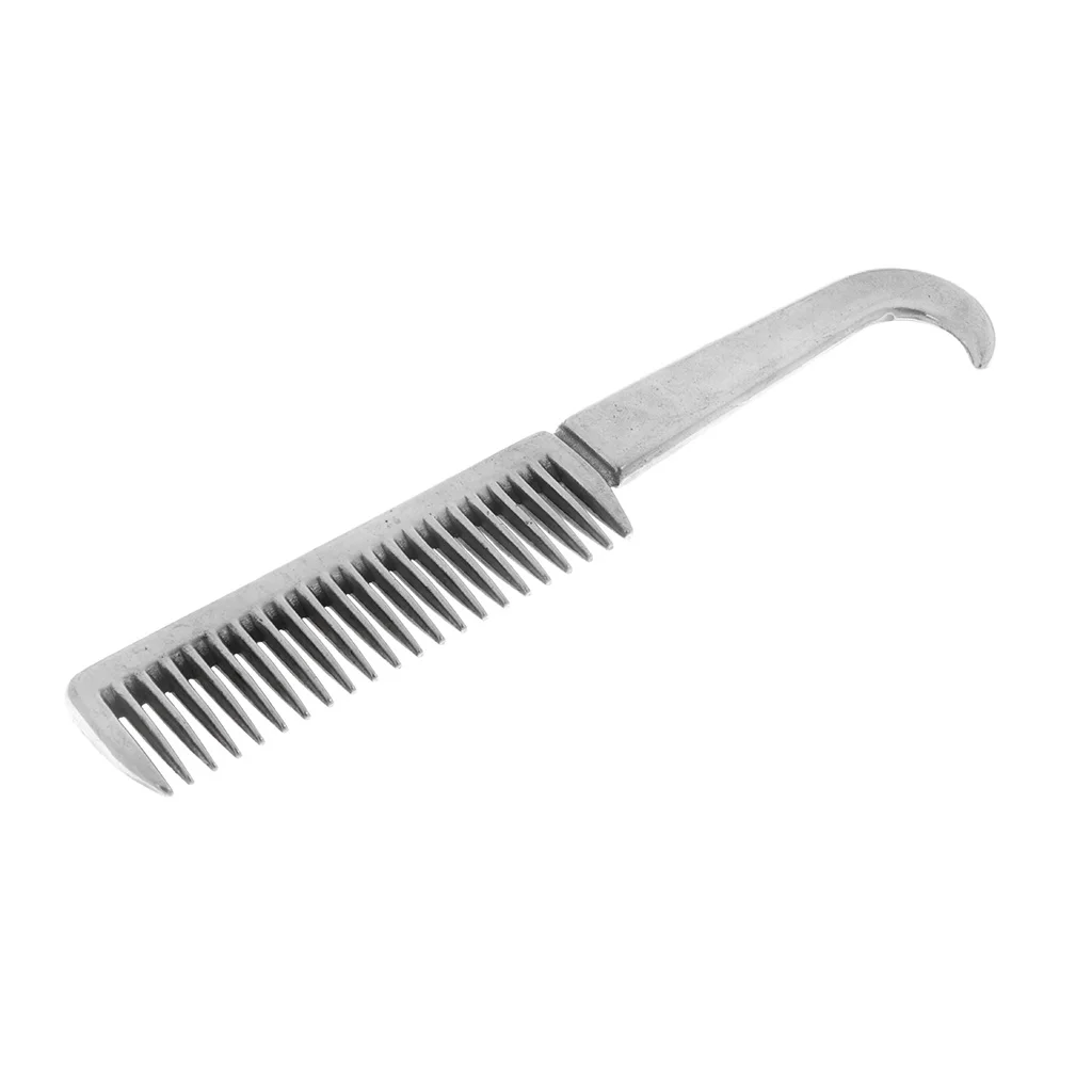 Stainless Steel Polished Horse Pony Grooming Comb Tool Currycomb Durable Care Equipment | Спорт и развлечения