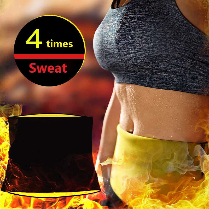 LAZAWG Women Waist Cincher Hot Sweat Belt Neoprene Waist Cincher Gym Workout Sauna Sweat Girdle Tummy Control Fat Burn Corset