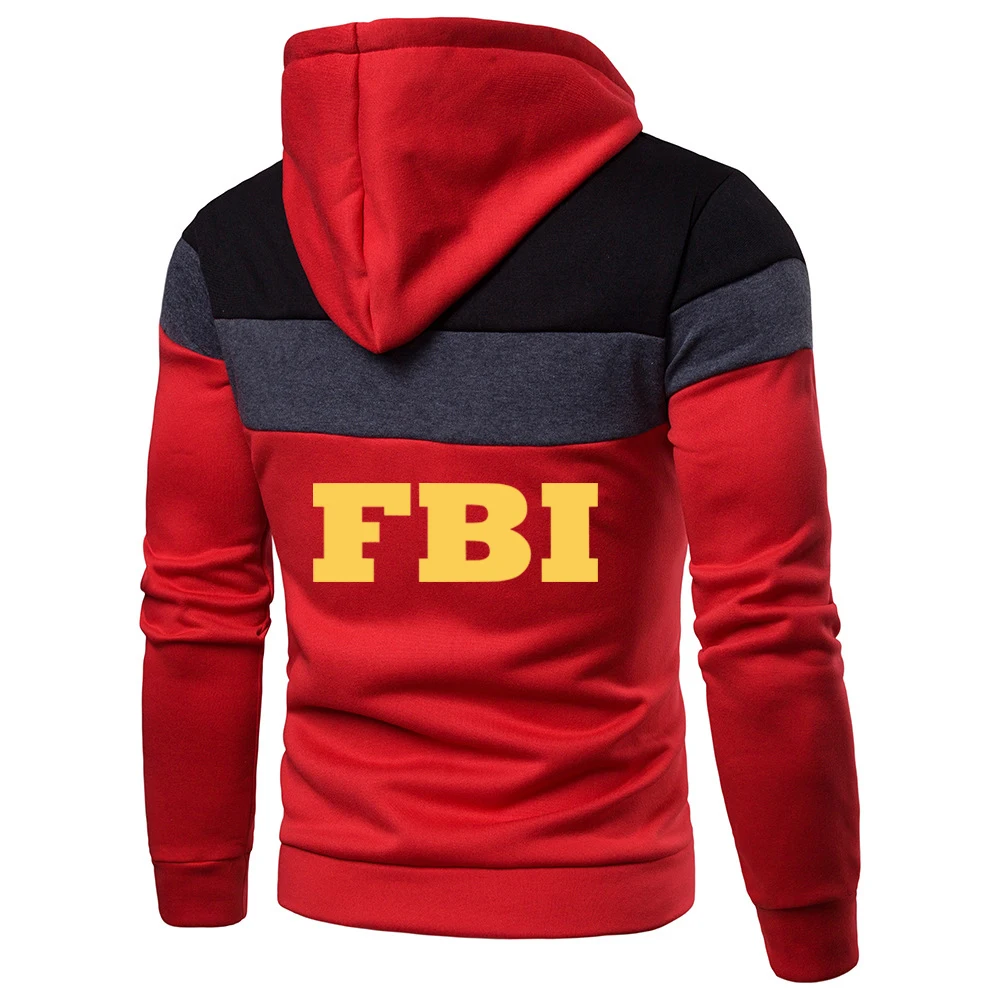 Мужская Новая весенне-осенняя модель FBI 2021 свитшоты с длинным рукавом и вышивкой