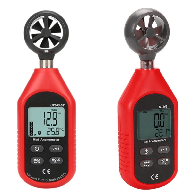 

Digital Wind Speed Anemometer Handheld Wireless Blue-tooth Vane Anemometer Meter