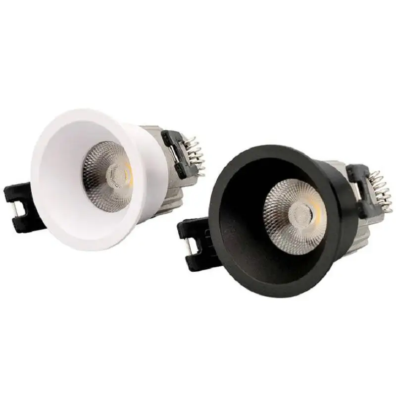 

Dimmable COB LED Recessed Cabinet MINI LED Spot light 110V 220v Mini downlight white round body