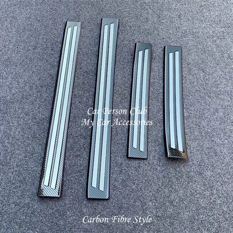 

For Mazda 3 M3 2019 2020 Sedan Stainless Door Sill Kick Scuff Plate Protectors Trims Guard Pedal Cover Car Styling Accessories