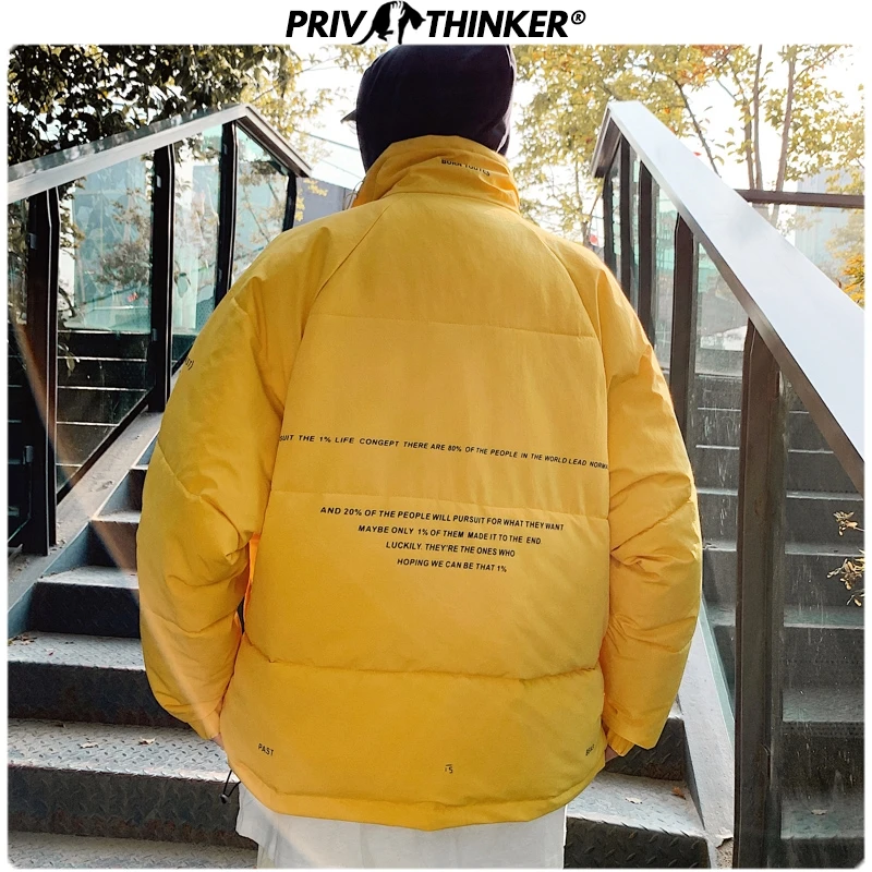 Privathinker 2019 свободные плотные зимние куртки для мужчин теплые длинные мужские